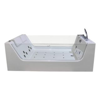 Акриловая ванна Cerutti SPA C-454A гидромассажная 170x120см